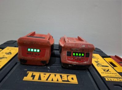 Hilti batteries 5.2 and 3.3 AH