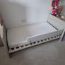 Obaby Nika Cot Bed, Baby Elegance Mattress, KEA Bed Rail Image 4