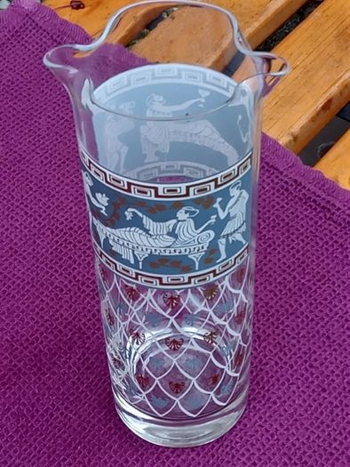 Mid Century Martina Pitcher with Glass