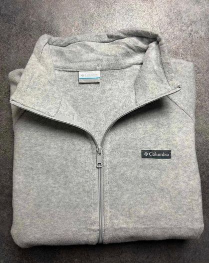 columbia fleece jacket grey