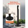 Cigarette Butt Receptacle, Commercial Cylinder Cigarette Butt Container, Freestanding and Weatherproof Outdoor Cigarette Butt Disposal for Garden Image 5