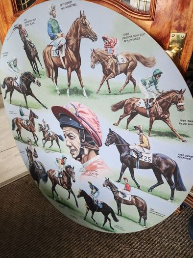 Lester Piggot jockey.