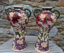 Vintage pair of Art Nouveau Vase