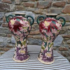 Vintage pair of Art Nouveau Vase