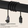 Charger Cable for Garmin vivoactive 5 4 3, Forerunner 55/255/265/945/965, Fenix 8 E 7 6 5, Venu 3 3s, epix Gen 2, Instinct 2, Data Sync USB C Charging Cord for Garmin Watch, Black Image 3