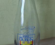 Vintage 1988 Dublin Millennium commemorative glass milk bottle