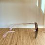 BCBGMaxazria Cat Eye Sunglasses, Gold tone, Pink Earpieces, Like New Image 9
