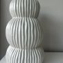 White Ceramic Decorative Vase Image 3