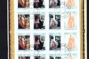 2003 Ireland 140th Anniversary of the National Gallery of Ireland (Self-portrait, Man writing letter, Woman reading letter &amp; Woman from back) Stamp Sheetlet Fine CDS Used with Dublin cancel of 9th September 2003 (First day of issued) on envelope extra