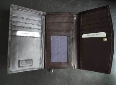 Fine leather wallet purse