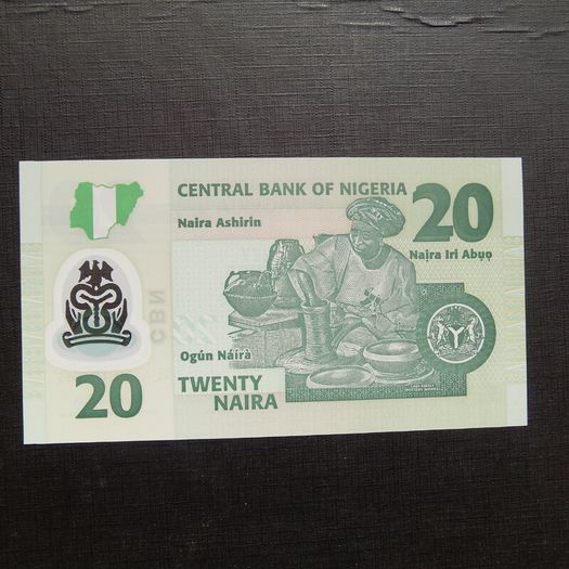 Nigeria 2018.20 Naira.Polymer/Plastic.Uncirculated Banknote.