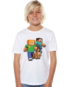 Minecraft Characters Children T-Shirt tee top shirt