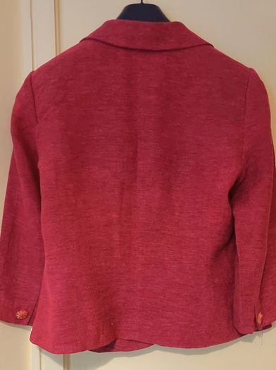 KALIKO Fuchsia Pure Linen Blazer S14