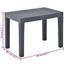 BN Garden Benches 2 pcs Anthracite Plastic Image 3