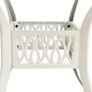 Garden Table White 90x90x73 cm Cast Aluminium Image 5
