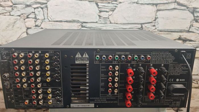 Denon Avr 3802 Receiver 110Wx7 high-quality amplification with original Remote