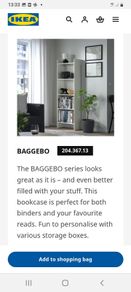 New Baggebo shelves