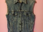 Vintage Levis Denim Sleeveless Jacket