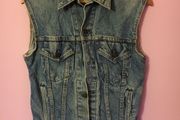 Vintage Levis Denim Sleeveless Jacket