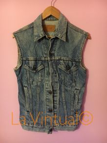 Vintage Levis Denim Sleeveless Jacket