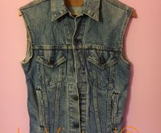 Vintage Levis Denim Sleeveless Jacket