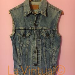 Vintage Levis Denim Sleeveless Jacket