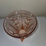 Large Art Deco Davidson Pink Glass Vase Image 5
