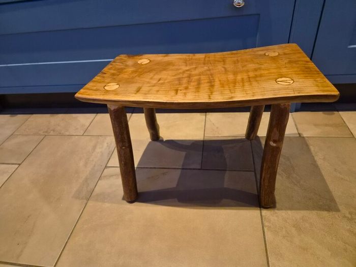 Hand made chestnut stool