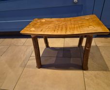 Hand made chestnut stool