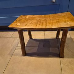Hand made chestnut stool