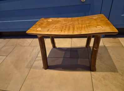 Hand made chestnut stool