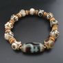 Antique Burmese Pumtek Pyu & Vintage Himalayan Treasure Vase Pattern Agate Bead Bracelet Image 7