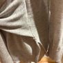 Offers Welcome Please- Whistles Grey Tie - Front Knit - Sweater - Size L Image 3