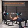 NEW SALE | Squat Rack Multi-Function Barbell Rack Height Adjustable Dip Stand Home Gym Weight Lifting Bench Press Image 2