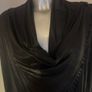 Magna black fringe wet look cover up jacket size UK20 EU 48 Postage included Image 4