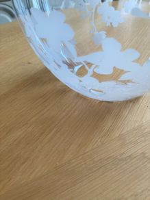 Glass lamp shade