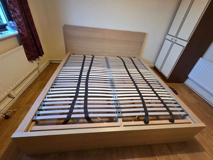 Super king Malm bed Ikea