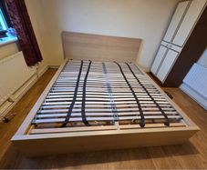 Super king Malm bed Ikea