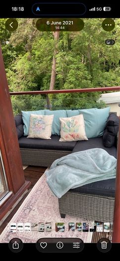 Jysk L Shaped garden sofa