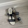 Navy Carl Scarpa Sandals Image 4