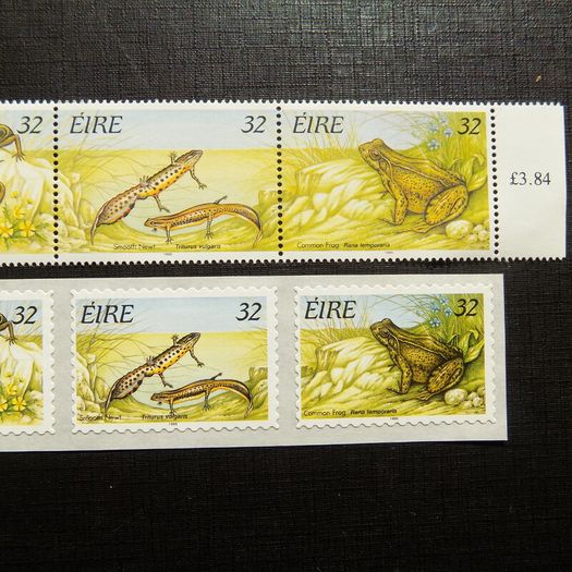 Ireland 1995.Reptiles/Amphibians.Fauna and Flora.Self-adhesives and Gummed.MNH.