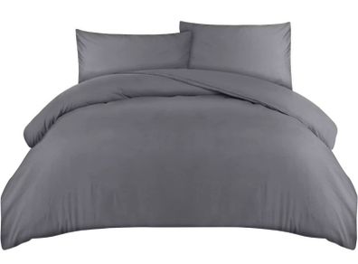 Bedding King Size Duvet Cover - Soft Microfibre Duvet Cover Set with Pillow cases - Bedding Quilt Cover Set MULTIPLE COLOURS AVAILABLE (FREE POSTAGE)