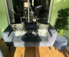 Tufted Velvet 3-Seater Sofa