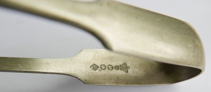 Antique Silver Plated Sugar Tongs