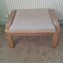 Poang chair and footrest Image 2