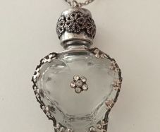 Unique Necklace with Ornate Bottle Pendant