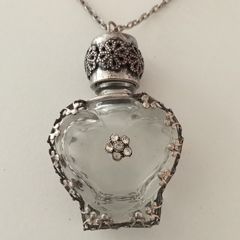 Unique Necklace with Ornate Bottle Pendant