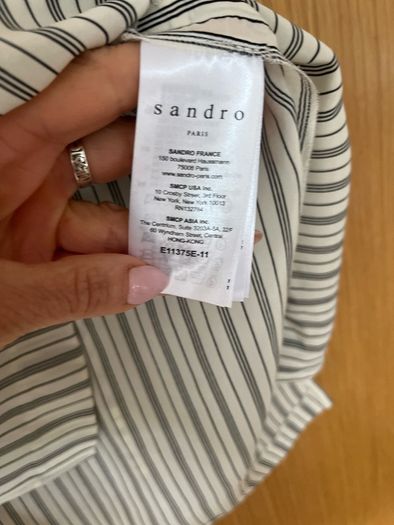 sandro blouse size 2 . Uk 10 . New