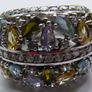 925 Silver Ring Pear Tourmaline Sapphire Natural Gemstone Jewelry Size P - 11,40g Image 10