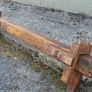 Old Country Style Woodbeam mantle / shelf Image 4